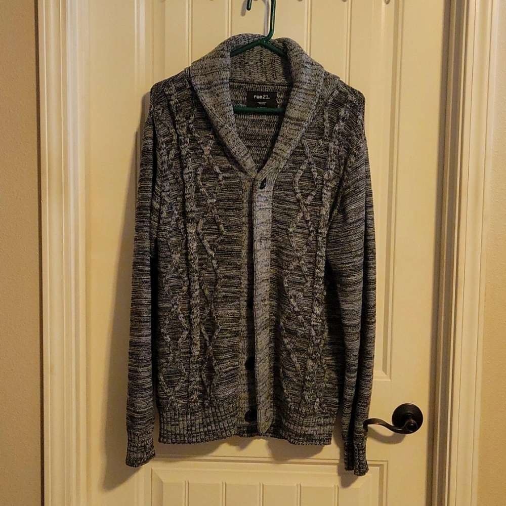 Grey cardigan